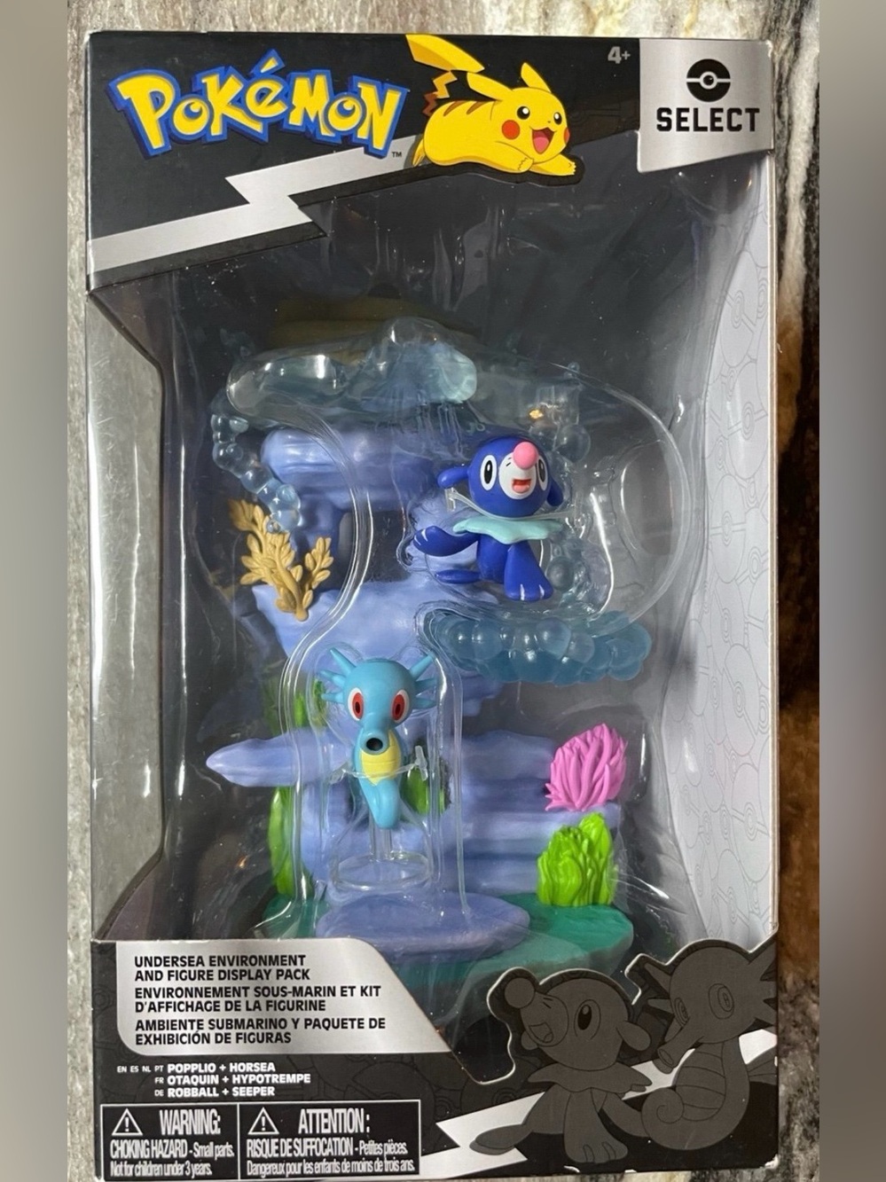 Pokemon UNDERSEA ENVIRONMENT AND FIGURE DISPLAY PACK